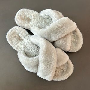 Ugg slippers grey like new only worn inside a few times